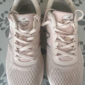 New Balance Pink Sneakers with Breathable Mesh